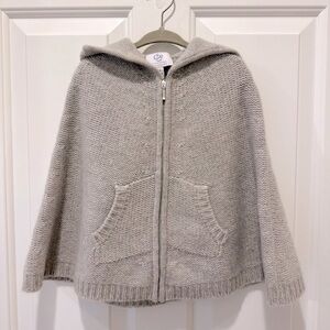 Baby CZ Light Gray Hooded Cape
